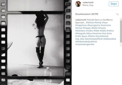 Naike Rivelli topless e tacchi alti 13