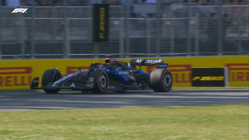 F1 Canada Q1 Albon incidente