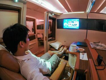La suite in volo da 14mila euro 7