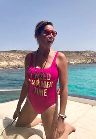 Simona Ventura, vacanze esplosive 10