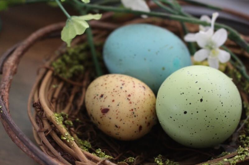 Uova colorate per Pasqua
