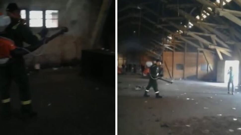Quel video choc sui migranti: "Sgomberati con l'insetticida"
