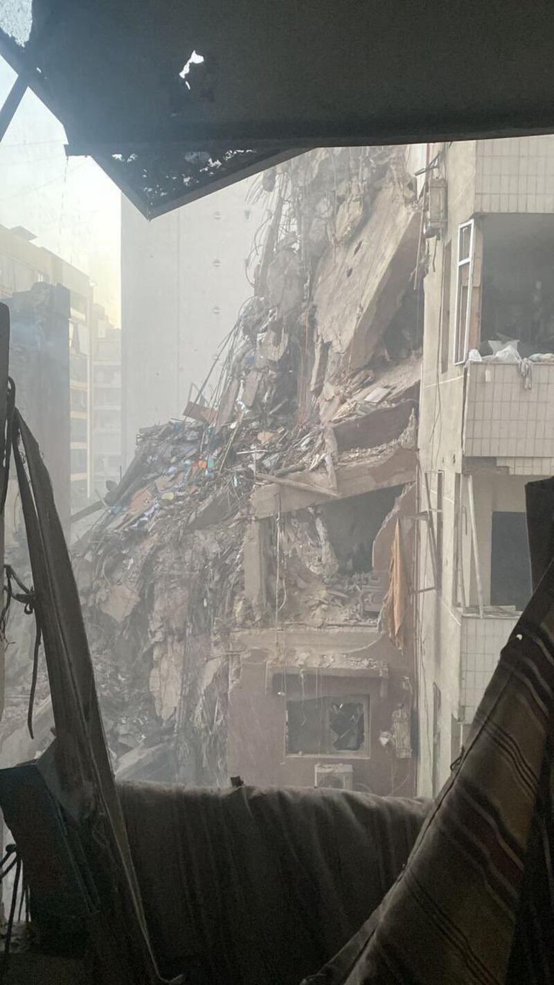 Il raid israeliano contro obiettivi di alto rango di Hezbollah a Beirut 6