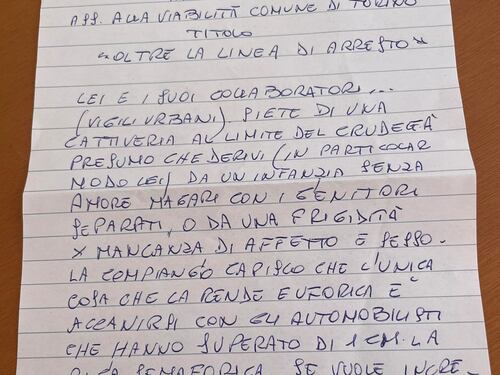 "Siete di una cattiveria inaudita". L'ira dell'automobilista multato per pochi centimetri