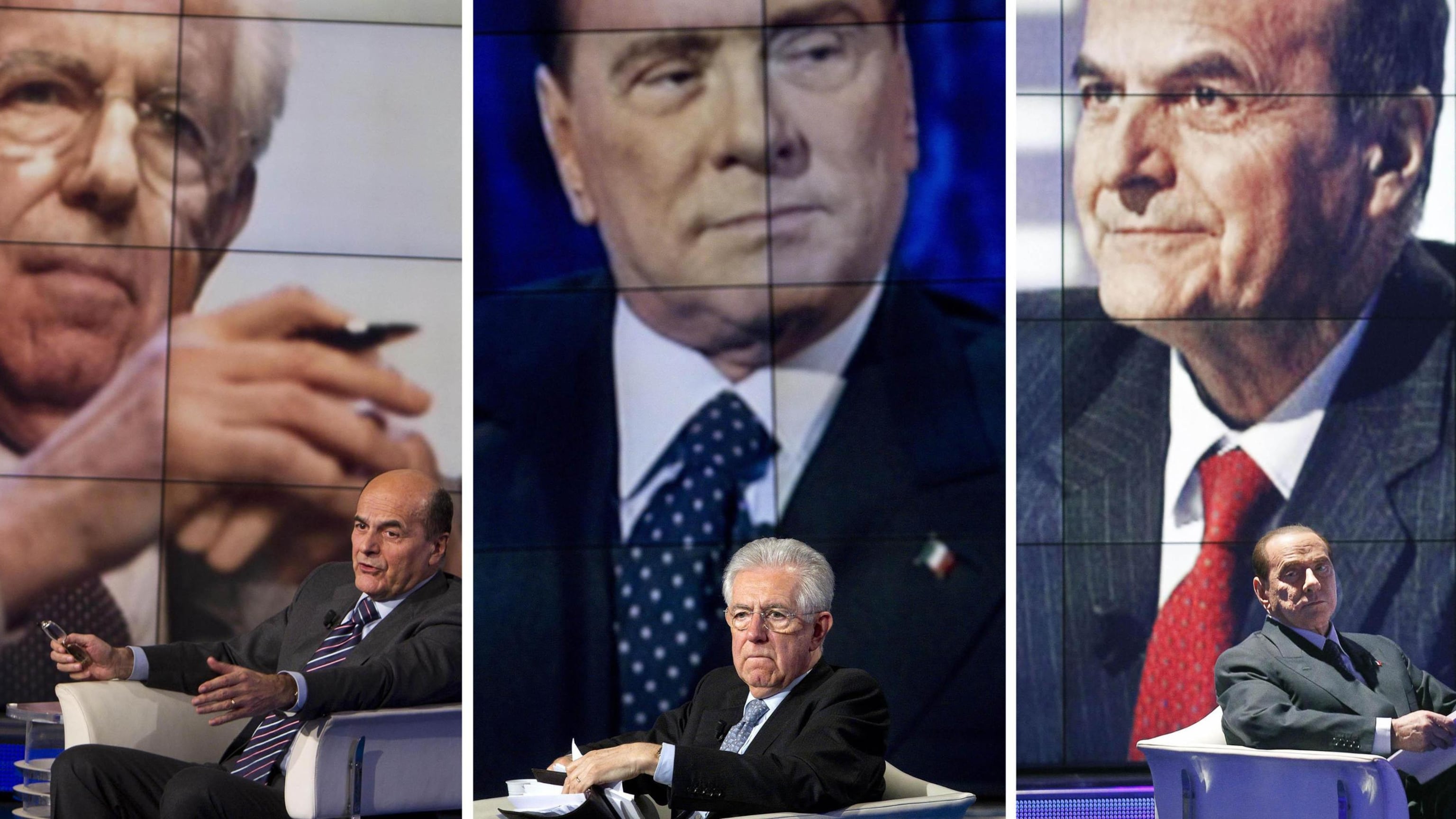 Monti rischia di sparire e invoca i faccia a faccia
