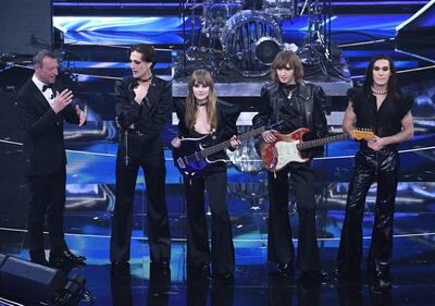 I Maneskin dominano la prima del Festival tra rock e lacrime 5
