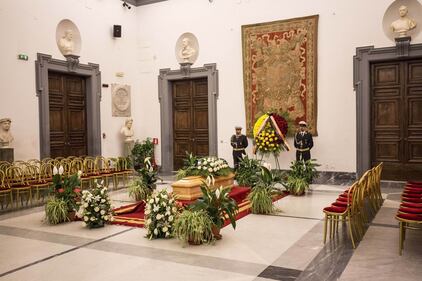 Paolo Villaggio, la camera ardente 7