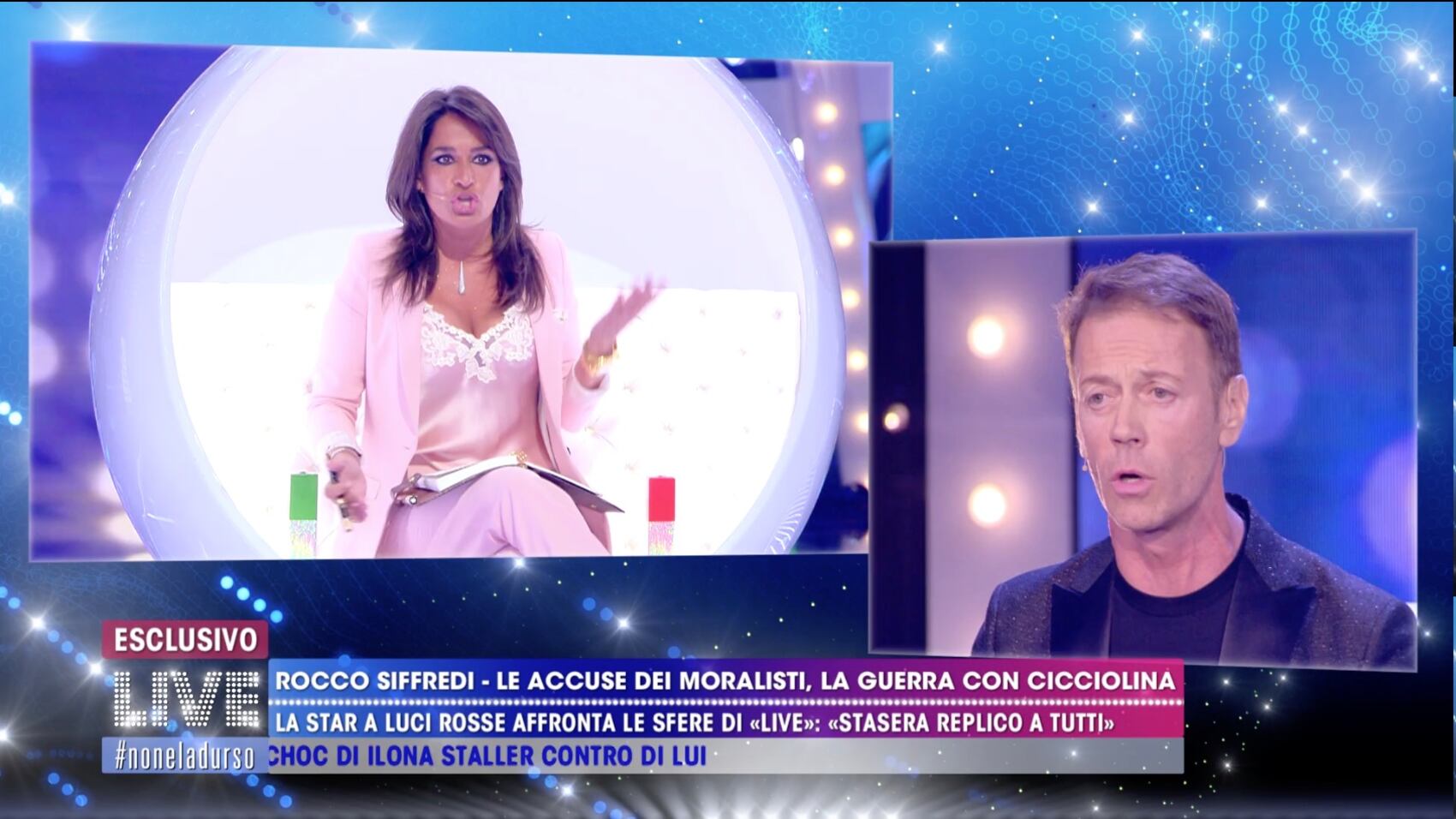 Rocco Siffredi: "Aida è una milf top". E lei: "Tu ce l'hai..."