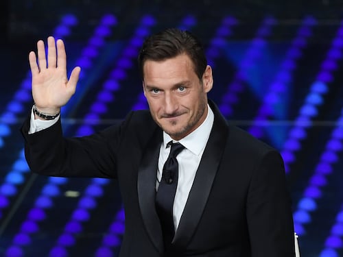Totti dona l'intero cachet di Sanremo in beneficenza