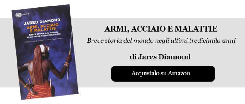 Banner libro Armi, acciaio e malattie