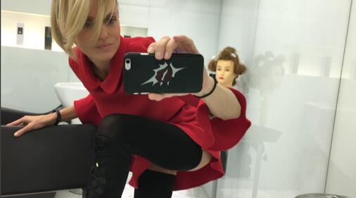 Justine Mattera topless per il servizio di moda 29