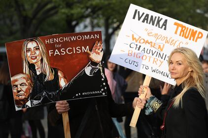 Ivanka al Memoriale per le vittime dell'Olocausto 9