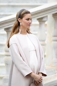 Beatrice Borromeo mostra il pancione alla Festa del principato di Monaco 13