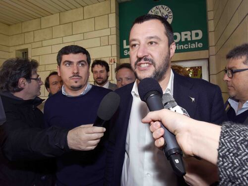 Salvini vola a Mosca: accordo con Russia Unita