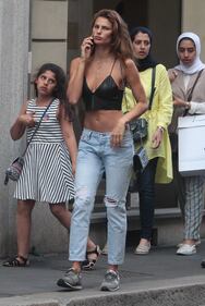 Dayane Mello e Giulia Salemi shopping a Milano 5