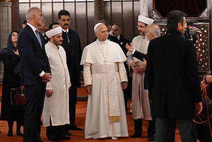 Papa Leone XIV alla Moschea Blu: le foto 6