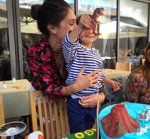 Belen Rodriguez e Stefano De Martino festeggiano Santiago 2