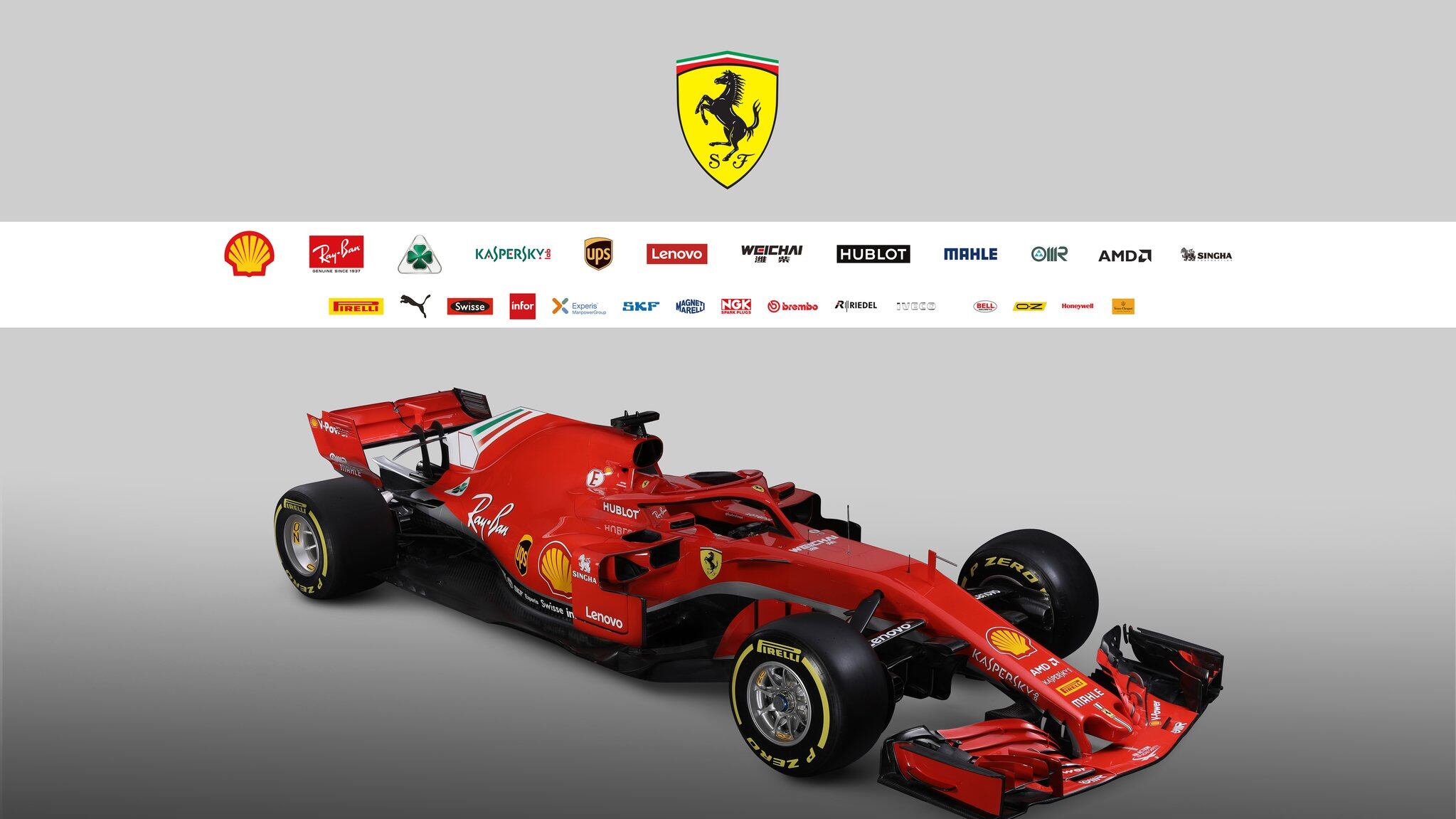La Ferrari presenta la nuova SF71H. Vettel è già entusiasta: "Fatto un passo avanti"