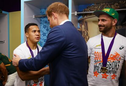 Il Principe Harry al Rugby World Cup  7