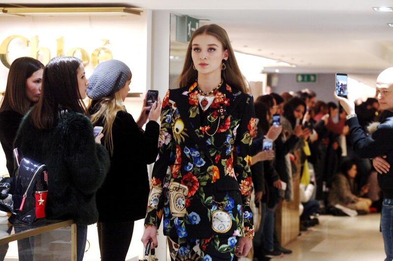 Dolce & Gabbana, sfilata alla Rinascente 18