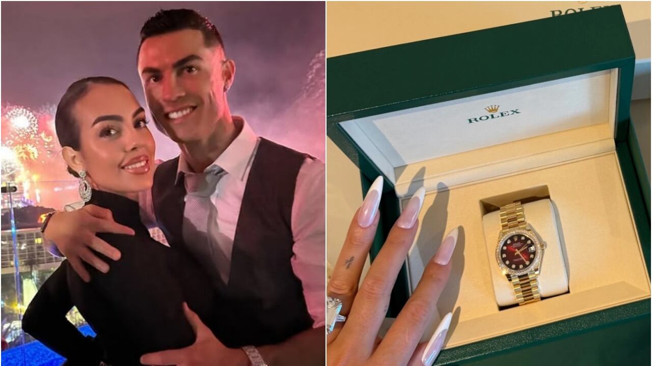 Georgina Rodriguez, il regalo extra lusso di Ronaldo: orologio in oro e diamanti da 50 mila euro