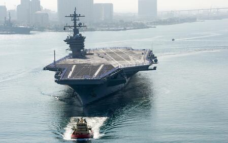 La portaerei Carl Vinson 4