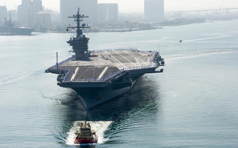 La portaerei Carl Vinson 4