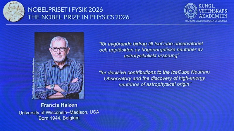 Nobel per la Fisica 2026 a Francis Halzen: premiati gli studi sui neutrini ad alta energia