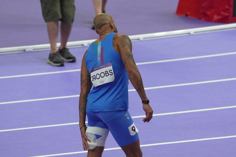 Jacobs infortunio Parigi 2024