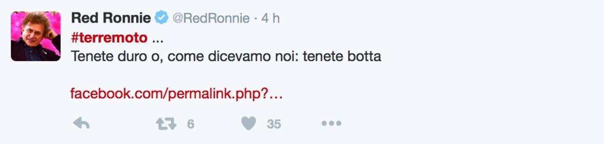 Terremoto e vip, le reazioni social 23