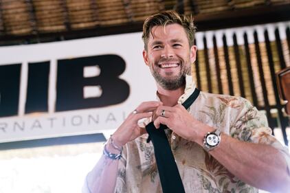 Chris Hemsworth incontra i fan in vista dell'uscita di "Men in Black"  3