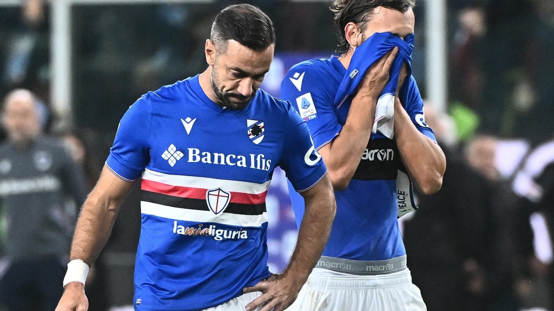 La Sampdoria perde contro l’Udinese e retrocede in Serie B