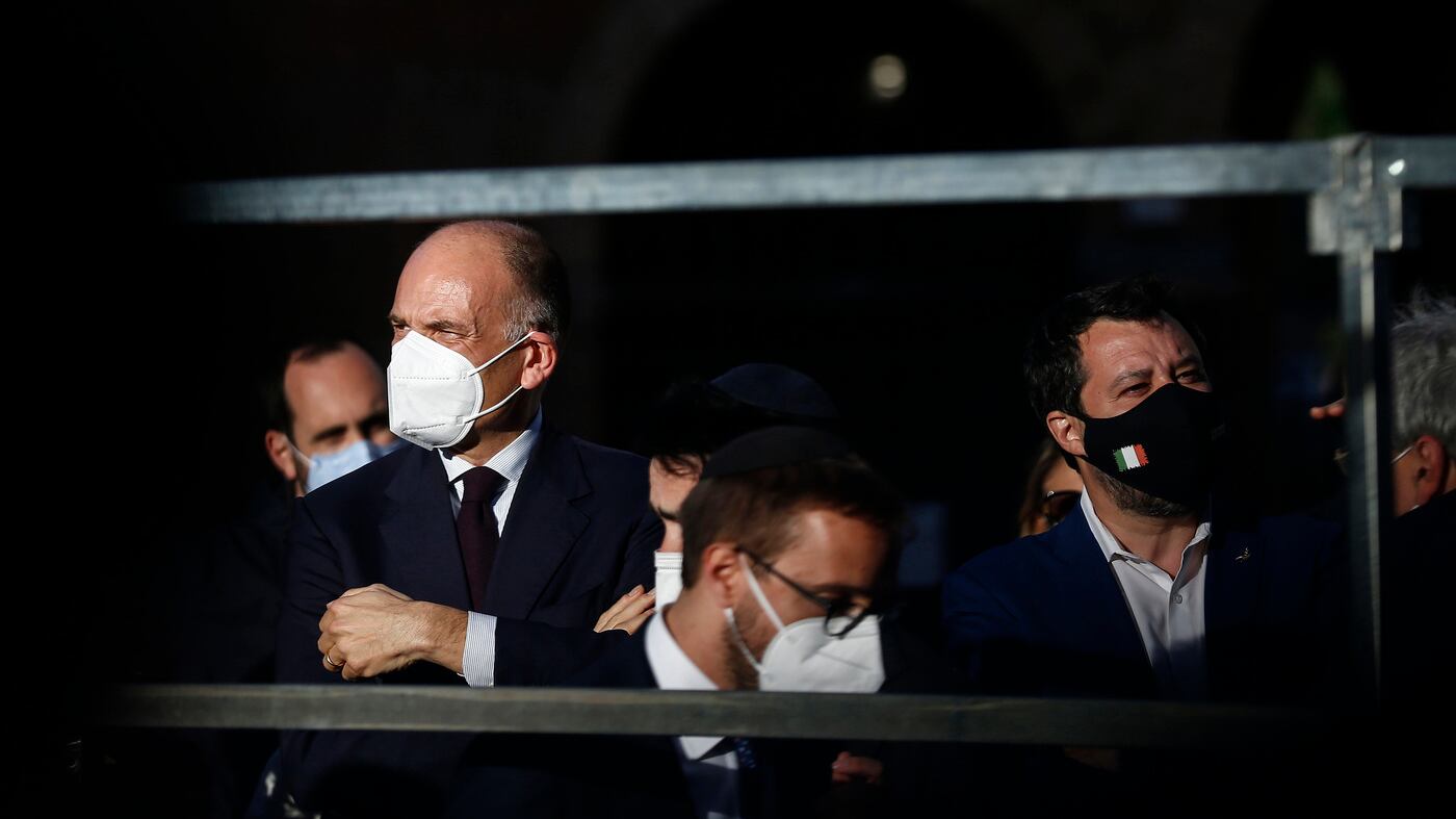 "Non può fare riforme", "Esci dal governo". Scintille tra Salvini e Letta