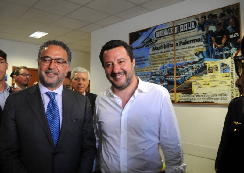 Matteo Salvini inaugura il nuovo commissariato di polizia di Corleone 5