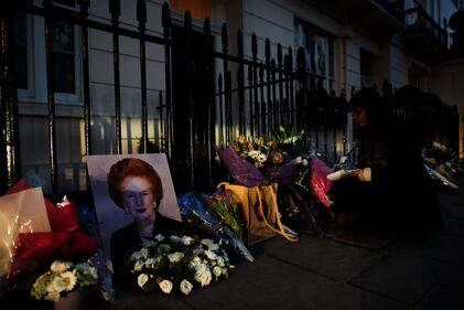 Il saluto a Margaret Thatcher 3