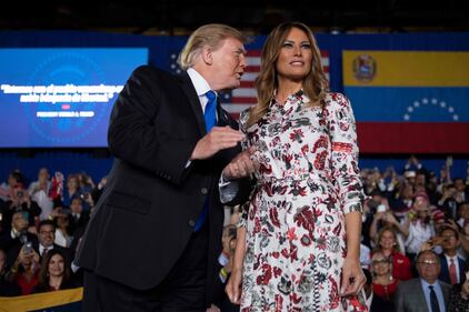 Melania Trump: a Miami per la crisi del Venezuela  4