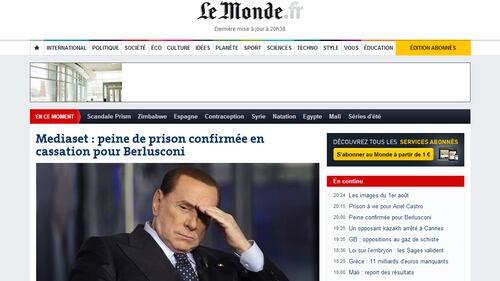 Mediaset, la condanna sulla stampa estera 9