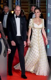 Il Principe William e Kate Middleton ai Bafta 2020, foto 10