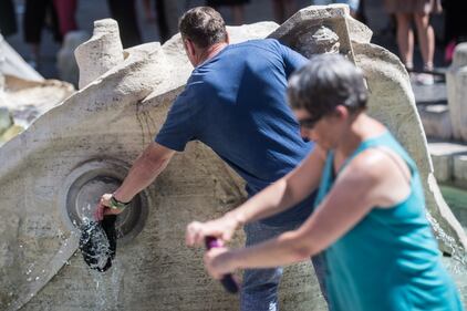 Caldo rovente a Milano e Roma: foto 4