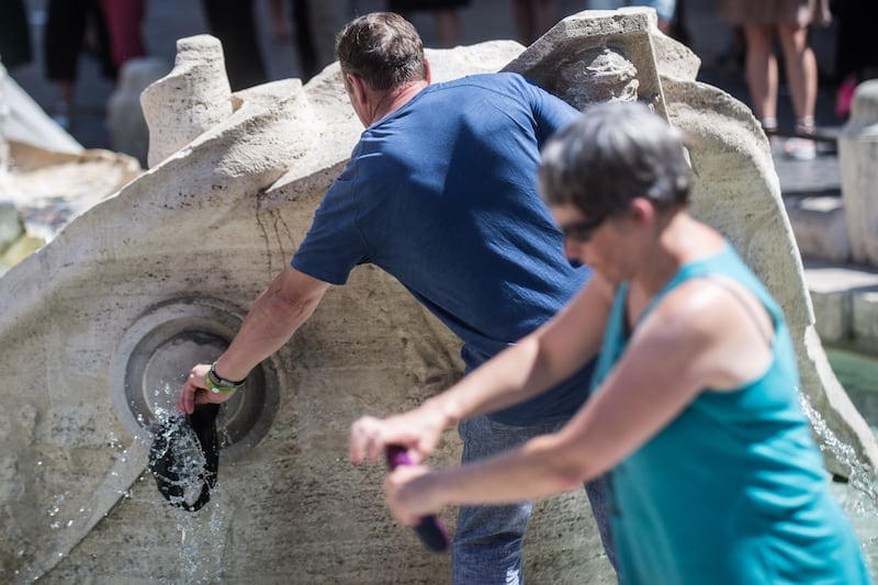 Caldo rovente a Milano e Roma: foto 4