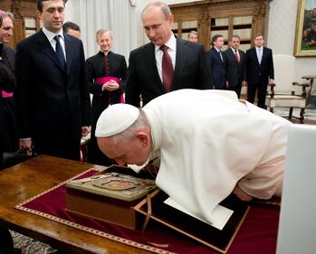 Putin in Vaticano: faccia a faccia col Papa 4