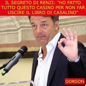 Ecco la satira del giorno. Il segreto di Renzi 1