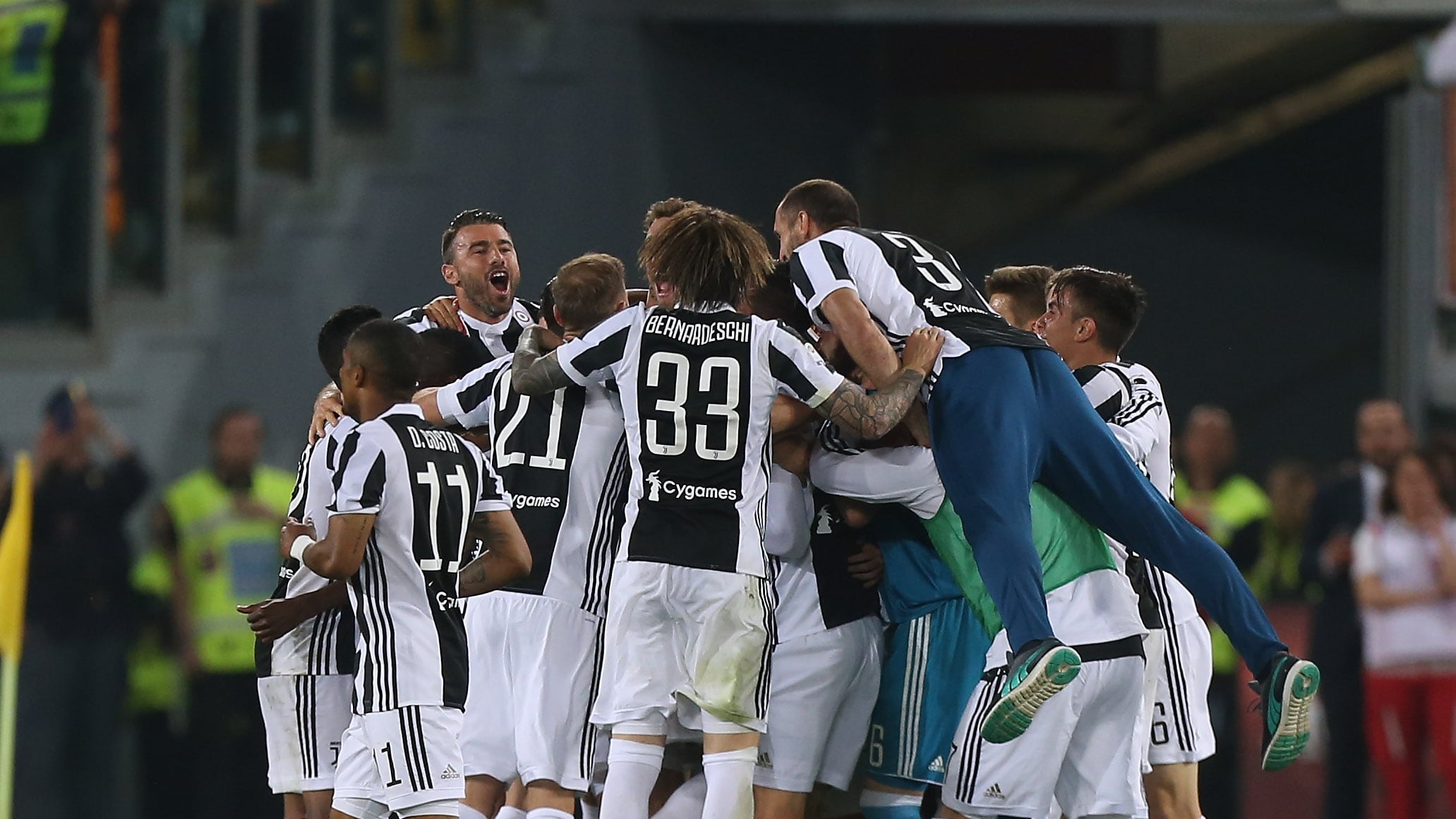 Juventus campione d'Italia: settimo scudetto consecutivo