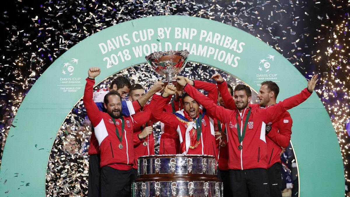 Tennis, la Croazia supera la Francia e vince l'ultima Coppa Davis
