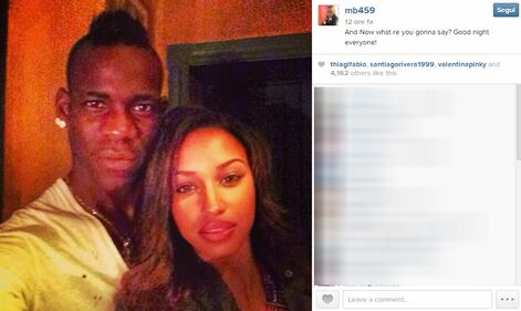 Balotelli zittisce tutti e torna con Fanny 1