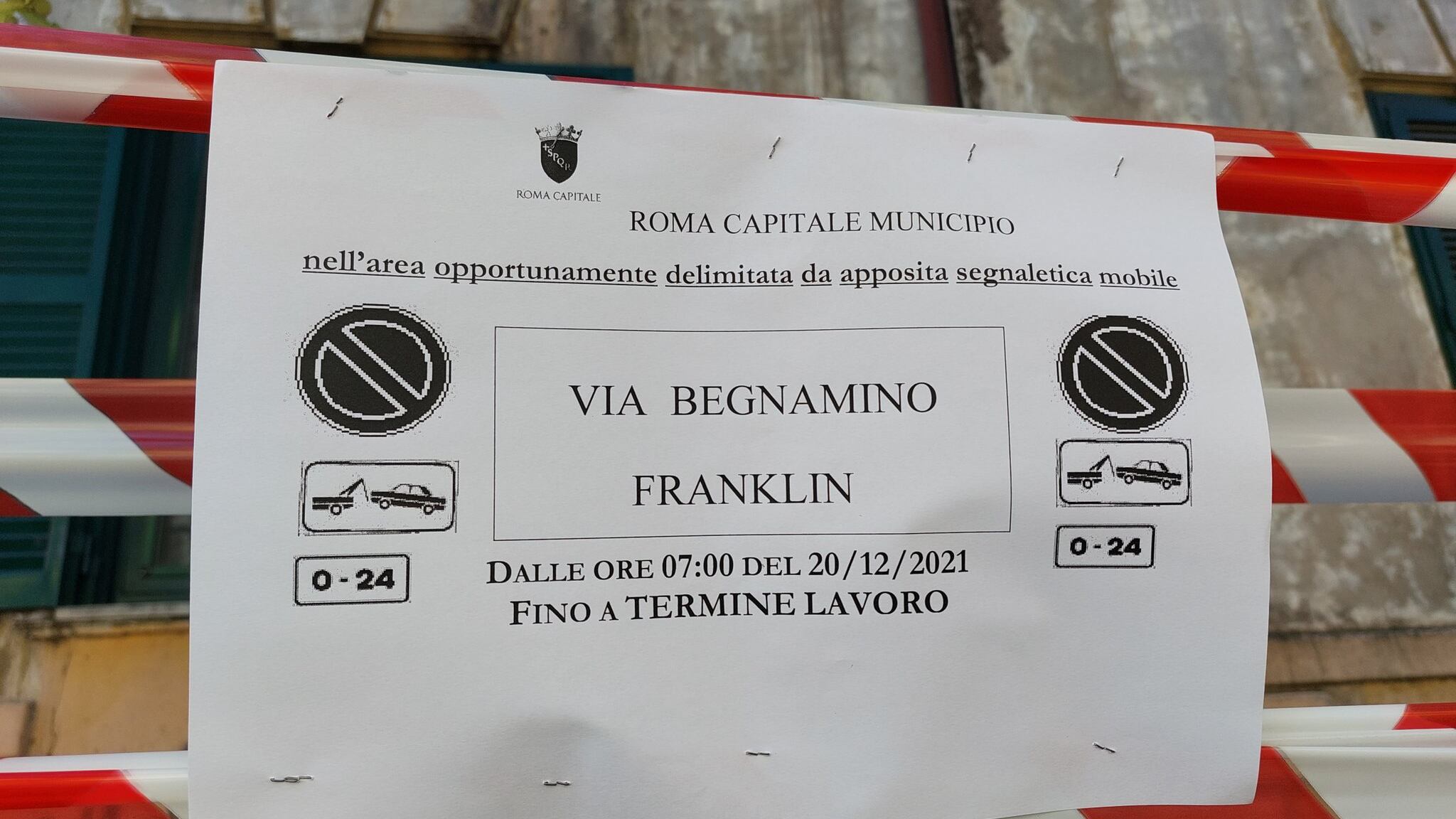 Dopo "Azelio" Ciampi a Roma spunta "Begnamino" Franklin