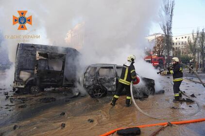 Raid su Kiev, capitale ucraina nel mirino dei russi 10