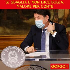 Ecco la satira del giorno. Lo sbaglio di Conte 1