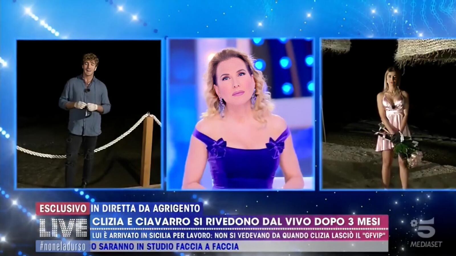La figuraccia di Clizia e Ciavarro. Smascherate in diretta le loro bugie