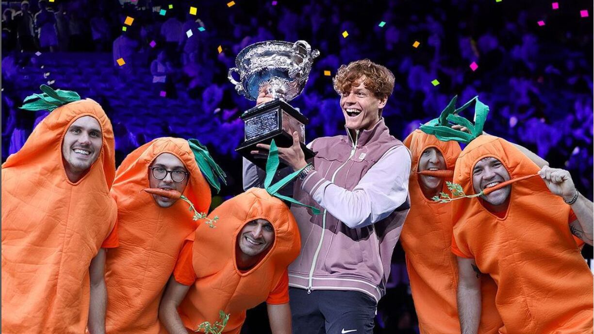 I "Carota Boys" in delirio: chi sono i fan più scatenati di Sinner (e perché si chiamano così)